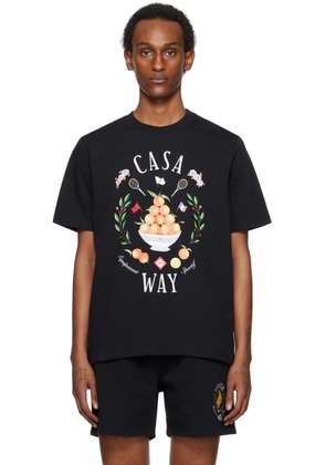 Casablanca SSENSE Exclusive Black 'Casa Way' T-Shirt