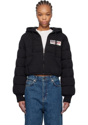 Moncler Genius Moncler x Palm Angels Black Zip Up Down Hoodie