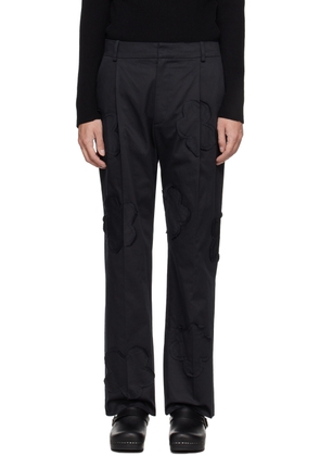 FORMA Black Flower Trousers