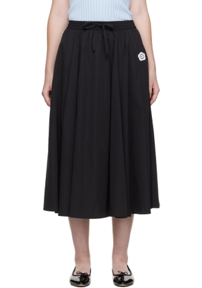 Kenzo Black Kenzo Paris 'Boke Flower 2.0' Midi Skirt