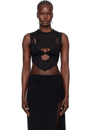 BEC + BRIDGE Black Skylar Knit Top
