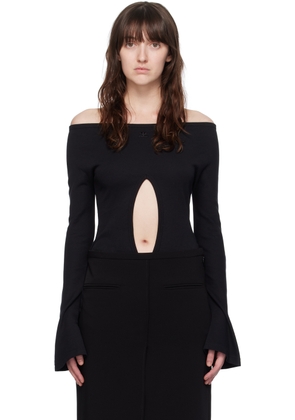 Courrèges Black Drop Bodysuit