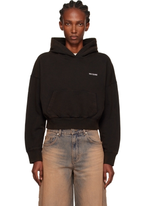 We11done Black Logo Hoodie