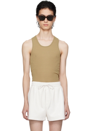 Nanushka Khaki Levon Tank Top
