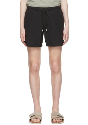 ASPESI Black Polyester Swim Shorts