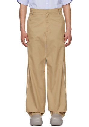 AMBUSH Tan Sponge Trousers