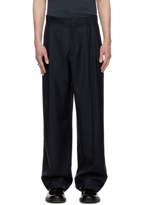 Still Kelly Navy Tailored Trousers