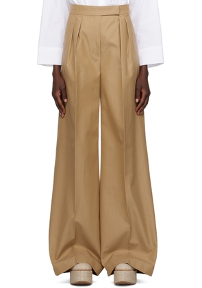 Max Mara Tan Corte Trousers