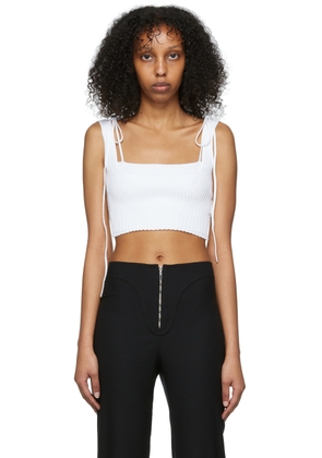 Anna October White Arta Tank Top