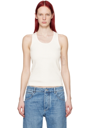 Bottega Veneta Off-White Rib Tank Top