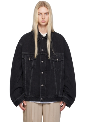 Acne Studios Black Oversized Denim Jacket