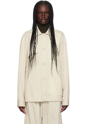 MM6 Maison Margiela Off-White Paneled Jacket