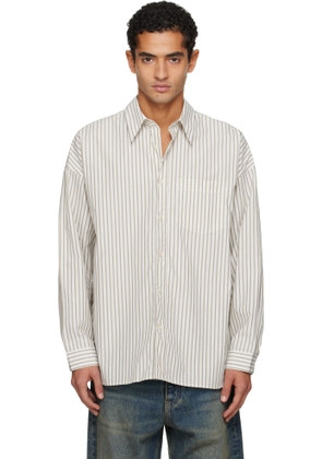 Sunflower White & Khaki Stable Shirt