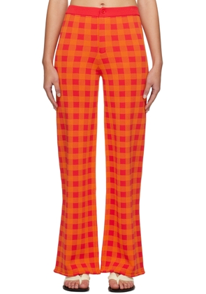 SIMONMILLER Orange Jabber Trousers