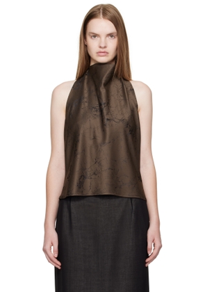 La Collection Brown Jeanne Top