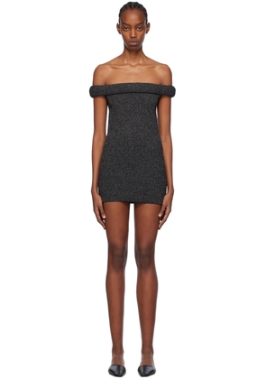 TOTEME Black Roll Minidress