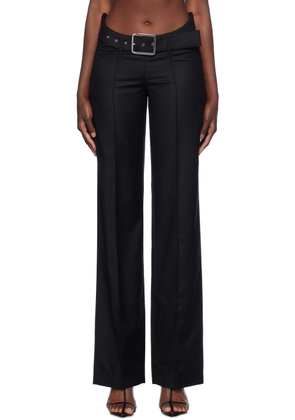 Aya Muse Black Sole Trousers