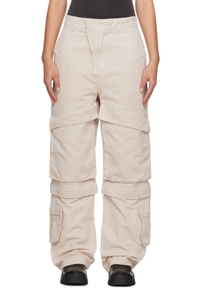 Entire Studios Beige Convertible Trousers
