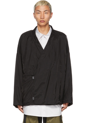 A. A. Spectrum Black Lightweight Mongolian Jacket