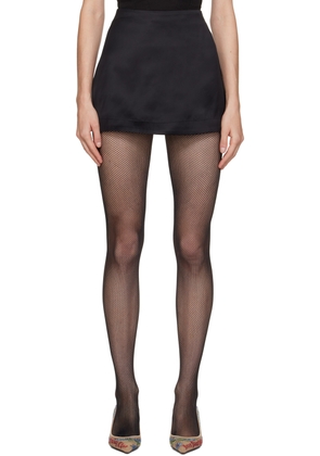 Pristine Black Teaser Miniskirt