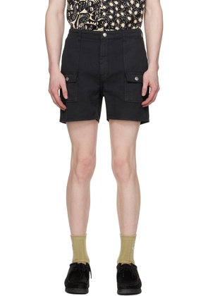 YMC Black Pocket Shorts