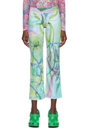 Collina Strada Blue Cotton Trousers