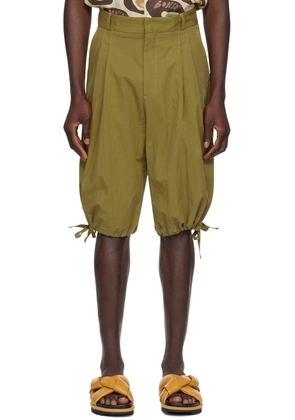 Bonsai Khaki Drawstring Shorts