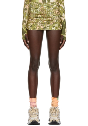 Collina Strada SSENSE Exclusive Green Sport Skirt