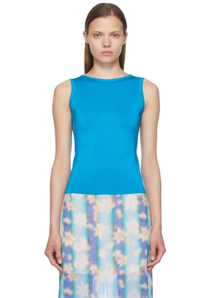 Nina Ricci Blue Viscose Tank Top