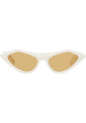 Marni White Tikbarri Sunglasses