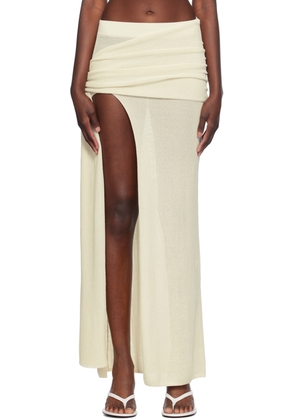 Aya Muse Off-White Orcus Maxi Skirt