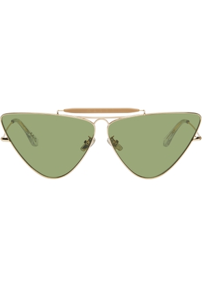 Marni Gold Cat Eye Sunglasses