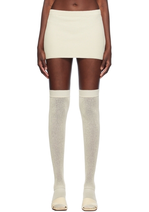 Aya Muse Off-White Eris Miniskirt