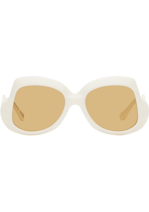 Marni White Quelyfish Sunglasses