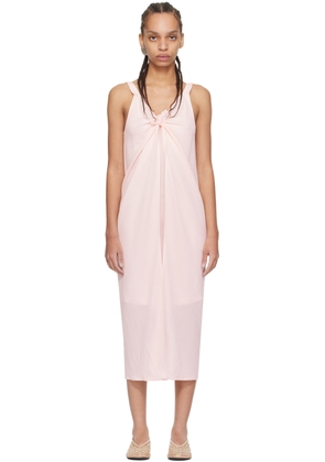 SHANG XIA Pink Layered Midi Dress