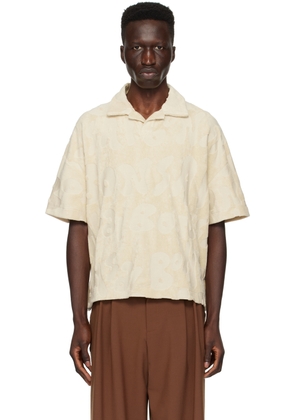 Bonsai Beige Jacquard Polo