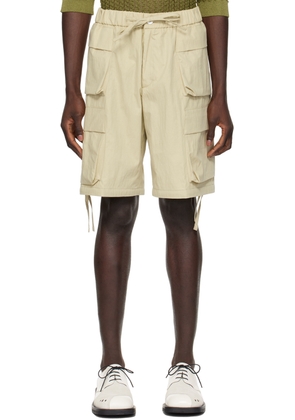 Bonsai Beige Cargo Shorts