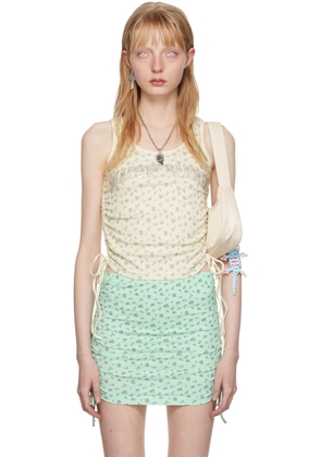 I'm Sorry by Petra Collins SSENSE Exclusive Yellow Harmony Tank Top