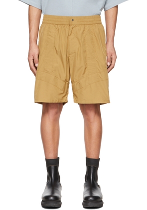 A. A. Spectrum Beige Alqama Shorts