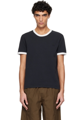 A.P.C. Black Contrast Trim T-shirt