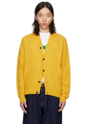 vowels Yellow Shirt Cardigan