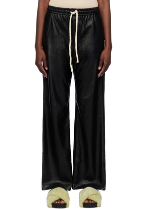 Nanushka Black Gisela Vegan Leather Trousers