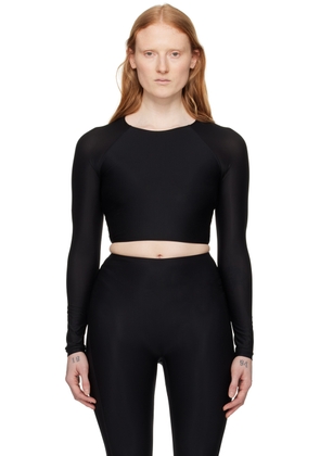 Wolford Black Active Flow Top
