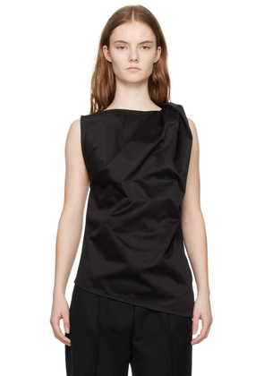 TOTEME Black Shoulder-Twist Blouse