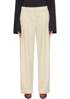 The Frankie Shop Beige Daytona Trousers