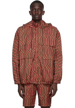 Ahluwalia Multicolor Printed Raincoat