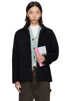 vowels Black Chore Jacket