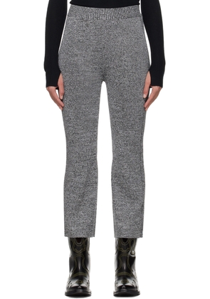 GANNI Gray Cropped Trousers