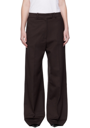 The Frankie Shop Brown Brickell Trousers