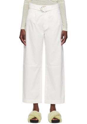 Nanushka White Radia Trousers
